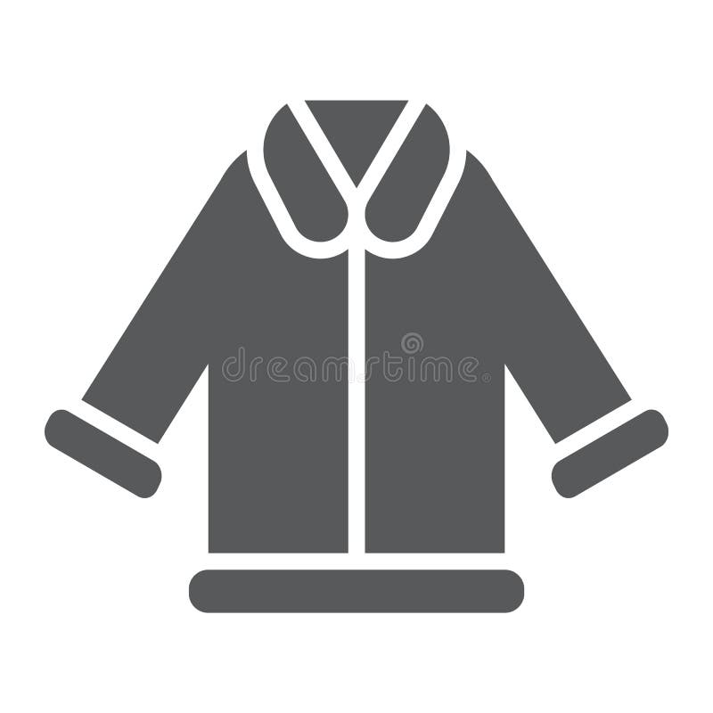 Coat Thin Line Icon, Clothing and Fashion, Jacket Sign, Vector Graphics ...