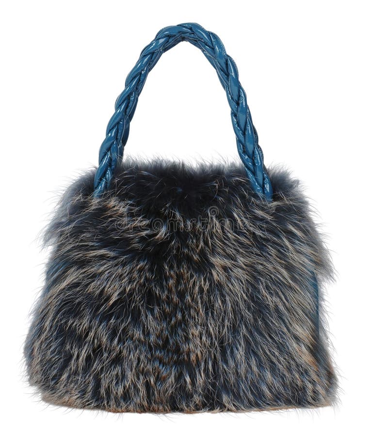 Fur handbag