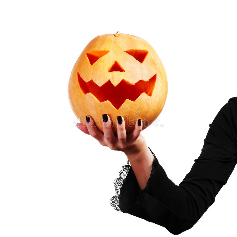 Furchtsamer Halloween-Kürbis lizenzfreies stockfoto Furchtsamer Halloween-Kürbis lizenzfreies stockfoto