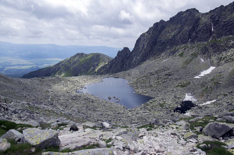 Furkot valley hiking trail in High Tatras, Soliasko, Slovakia, summer touristic season, wild nature, touristic trail,