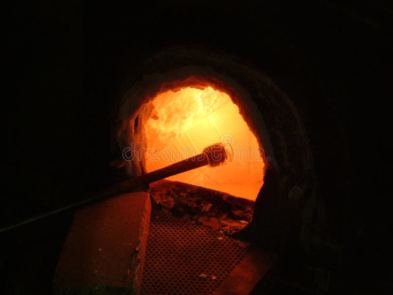Glass Blast Furnace stock image. Image of melting, artist 358897