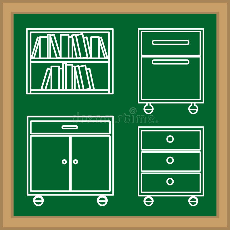 Furniture design stock vector. Illustration of background 44168245