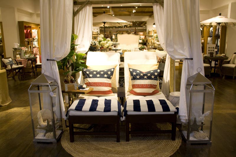 Furniture and Home Decor Store Stock Image Image of leather, light