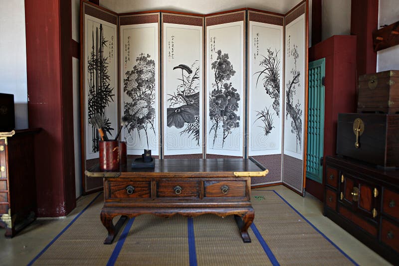 It is a Traditional Korean Furniture Editorial Stock Image Image of
