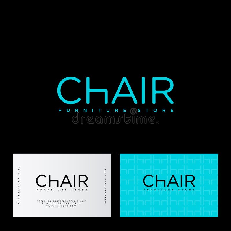 Furniture Store Logo Logo Chair The Letter H Is Similar To The