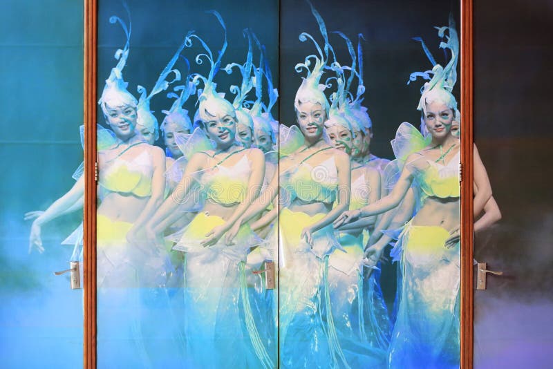 Wicket of xiamen theater ,amoy city,china.there is a beautiful dancers figure. Wicket of xiamen theater ,amoy city,china.there is a beautiful dancers figure.