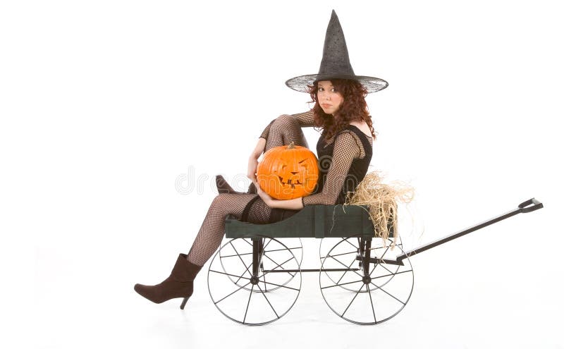 fury kostiumowa dziewczyny Halloween bania nastoletnia fotografia stock fury kostiumowa dziewczyny Halloween bania nastoletnia fotografia stock