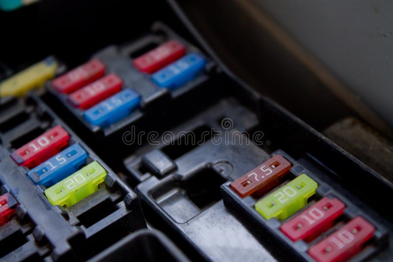 Fuse block royalty free stock image