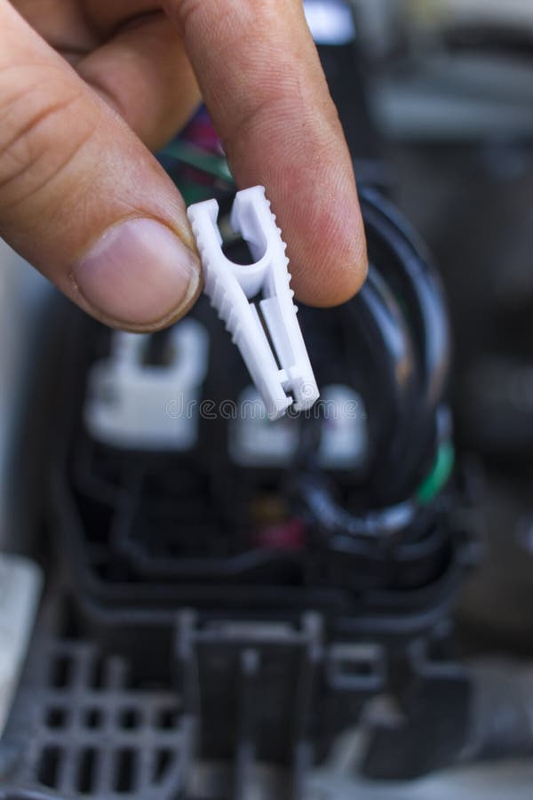 Fuse Box for Car, Replacing the Fuse Stock Photo Image of metal