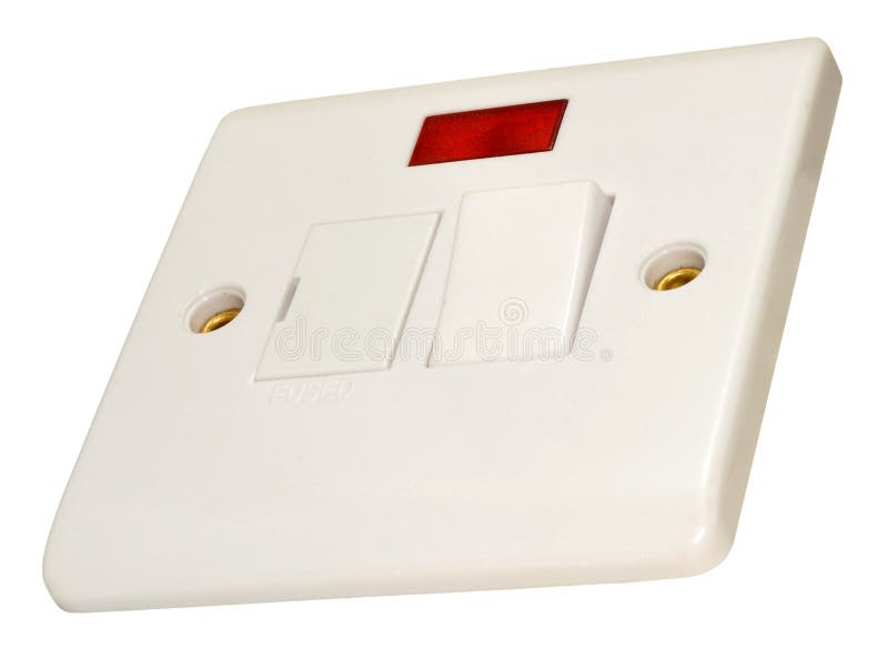 Fused Wall Switch Fitting Stock Image Image Of Mains 37487935