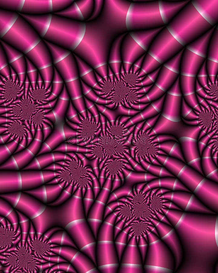 Fushia SatinFractal vektor abbildung Fushia SatinFractal vektor abbildung