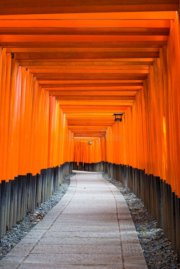 Fushimi Inari relikskrin arkivfoton Fushimi Inari relikskrin arkivfoton