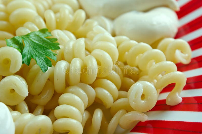 Fusilli stock image. Image of italian, noodle, sauce 58459527