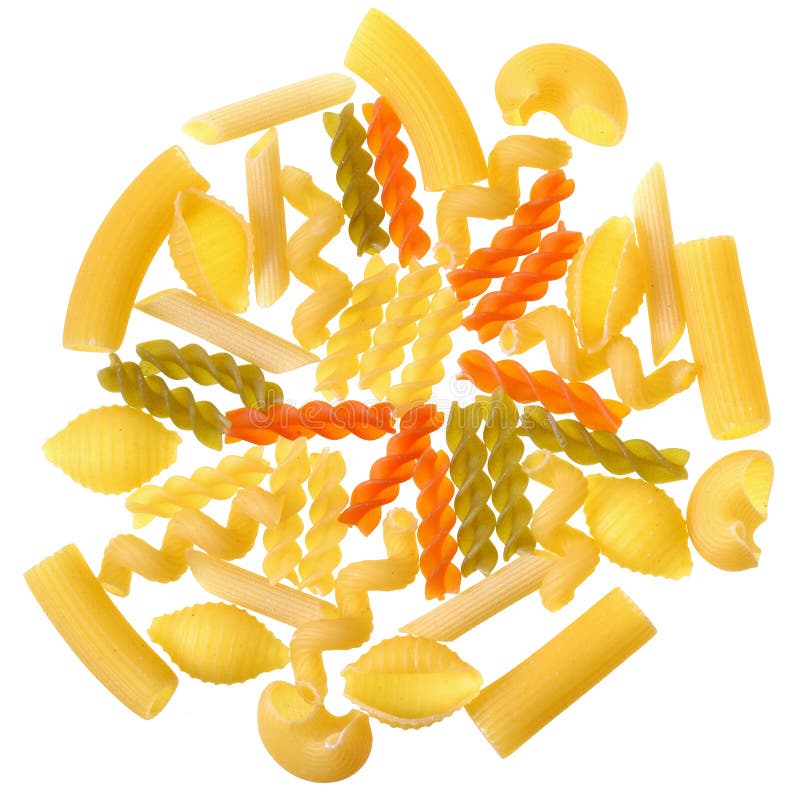 Tricolor tagliatelle stock image. Image of tricolor, pasta 3788317