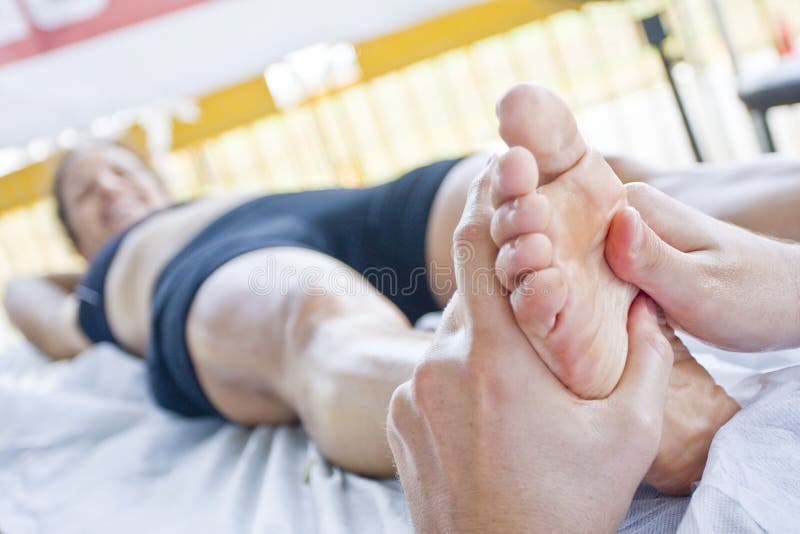 Fuss-Massage lizenzfreies stockbild