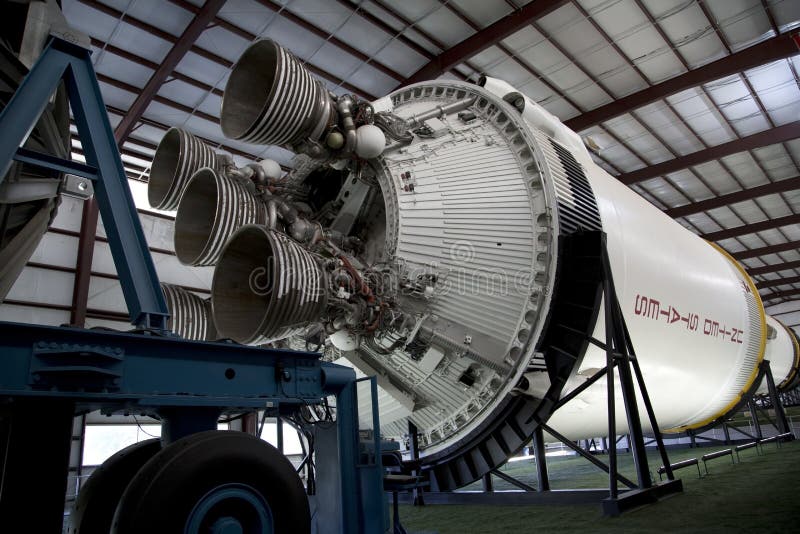 Fusée de lune de Saturn V à Houston
