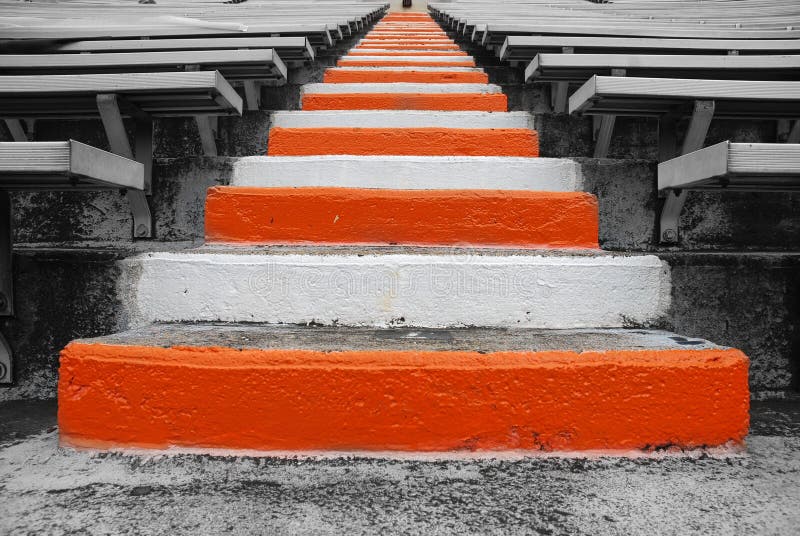 University of Tennessee Football Field stairs going up. University of Tennessee Football Field stairs going up.