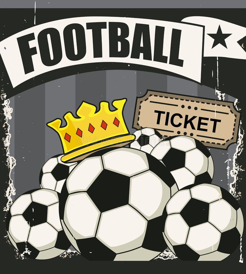 Futbolowy balowy wektor ilustracji Futbolowy balowy wektor ilustracji