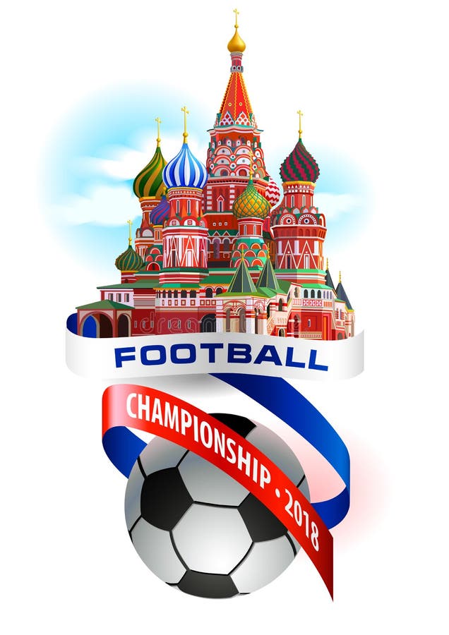 Futbolowy mistrzostwo sztuki 2018 skład ilustracji Futbolowy mistrzostwo sztuki 2018 skład ilustracji