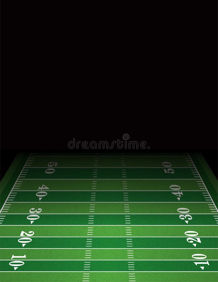 An American football field background with room for copy. Vector EPS 10 available. An American football field background with room for copy. Vector EPS 10 available.