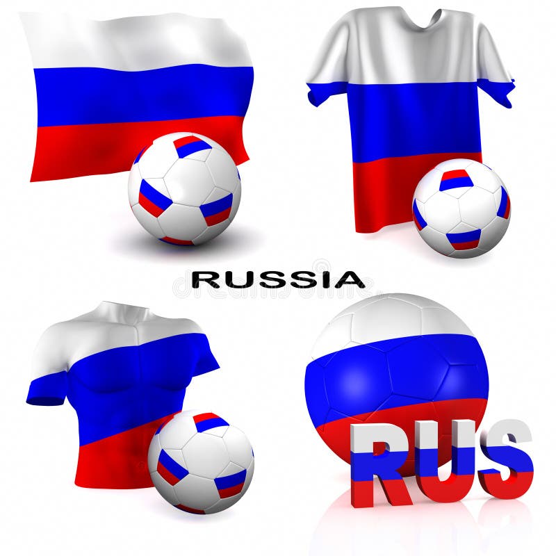 Futebol Russo ilustração do vetor