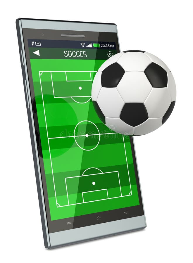 aplicativo de jogo de futebol e-sport no computador. conceito
