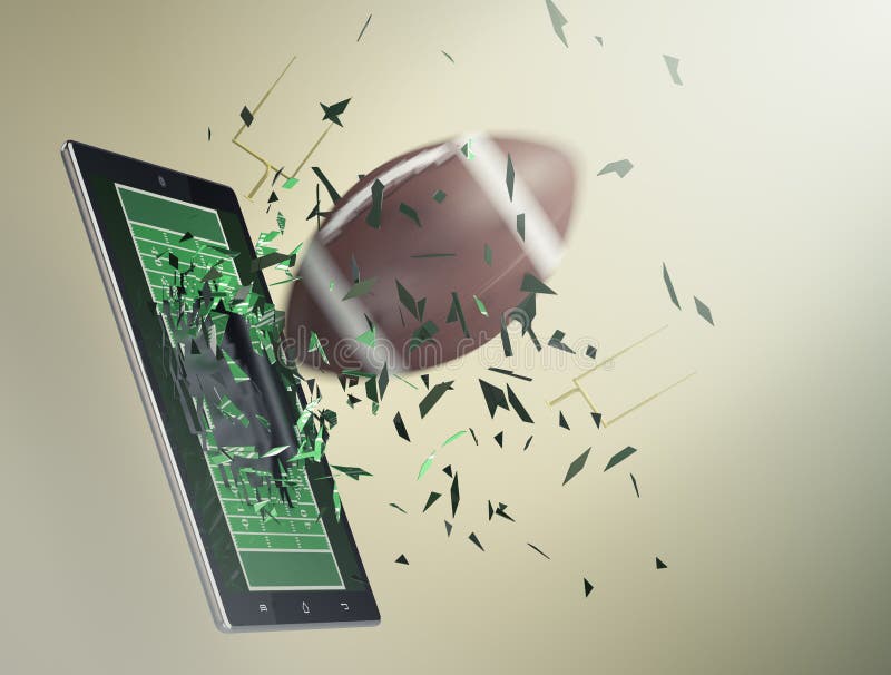Futebol e tecnologia de comunicação nova ilustração stock Futebol e tecnologia de comunicação nova ilustração stock