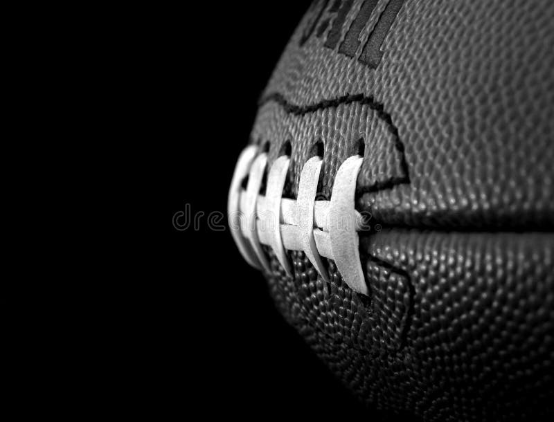 Futebol em preto e branco imagem de stock royalty free Futebol em preto e branco imagem de stock royalty free