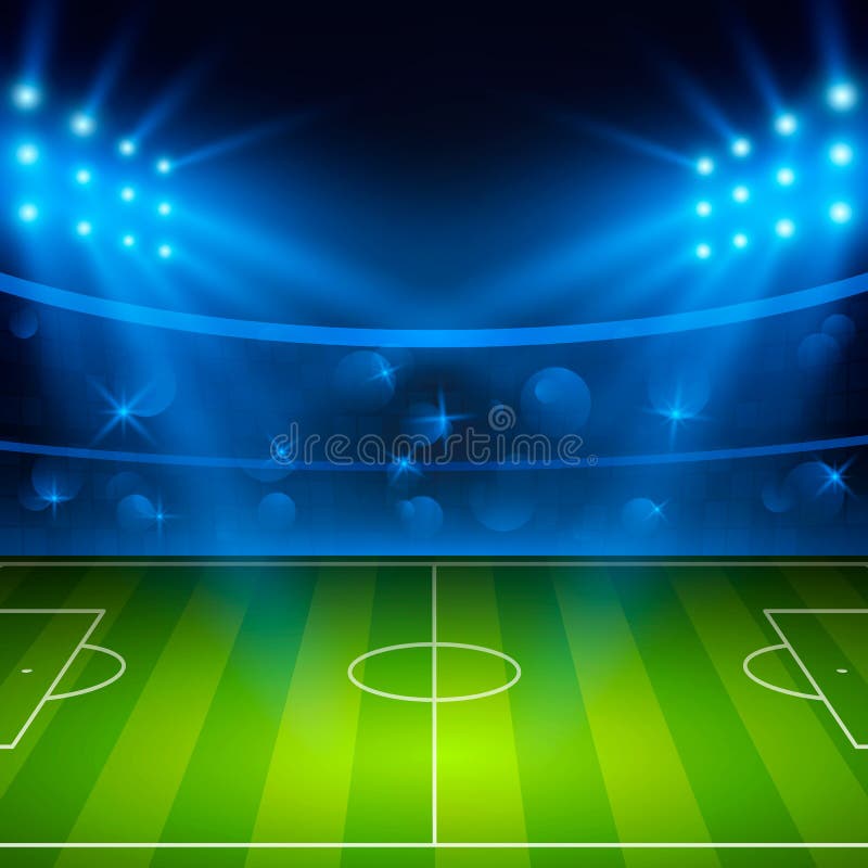 Vetores de As Pessoas Jogando Futebol No Campo De Ilustração De Vetores e  mais imagens de Brilhante - Luminosidade - iStock