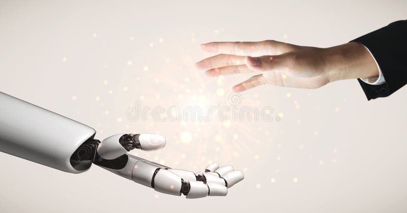 Future artificial intelligence robot and cyborg