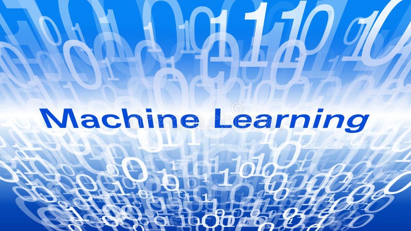 Future machine learning innovation in digital technology, computer binary code vector illustration