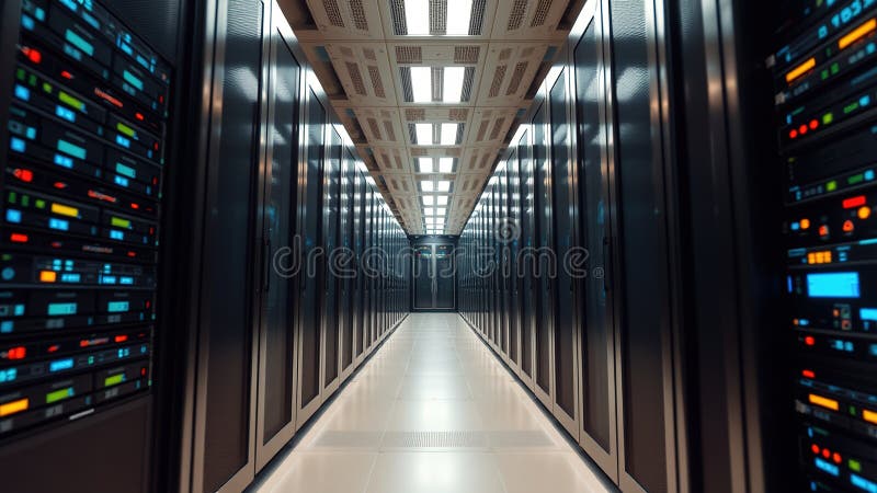 FutureProofing Your Enterprise Scalable Cloud Servers for Unrivaled Data Storage and Processing Power vector illustration