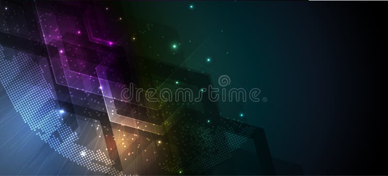 Futurista abstrato desvanece-se fundo do negócio da informática ilustração royalty free Futurista abstrato desvanece-se fundo do negócio da informática ilustração royalty free