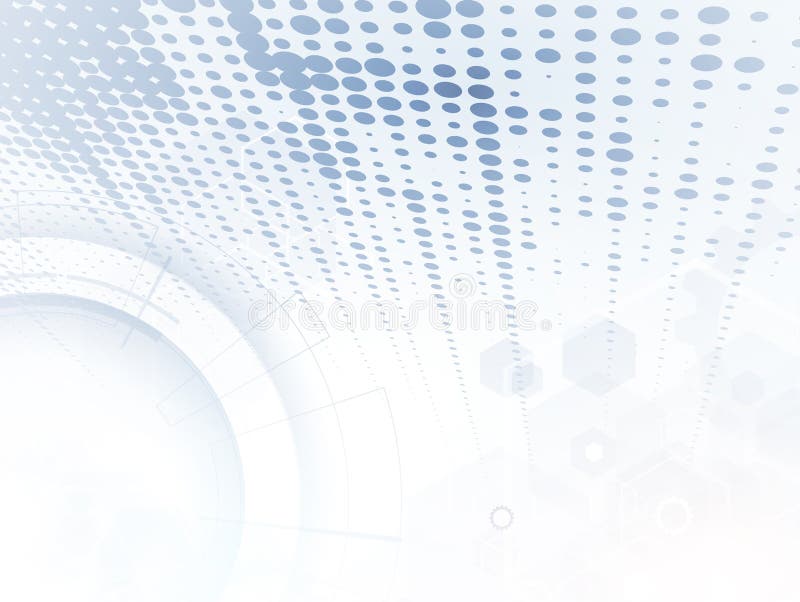 Futuristes abstraits se fanent fond d'affaires d'informatique illustration de vecteur