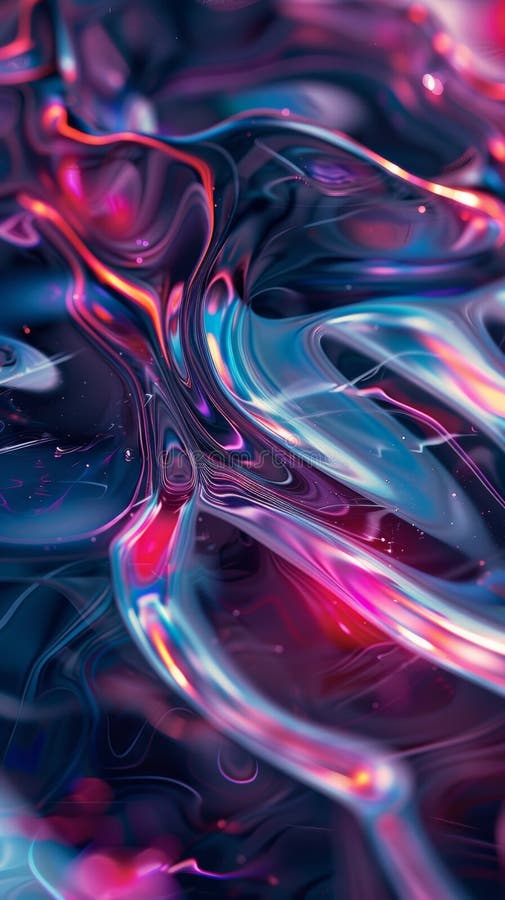 Futuristic AI technology background with abstract patterns, neural networks, and digital elements AI generated