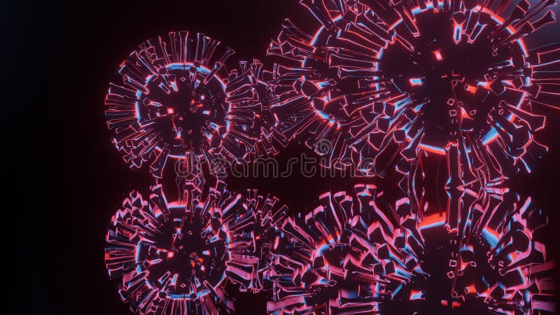 Futuristic background with colorful tech gears mechanisms - great for an abstract tech background vector illustration