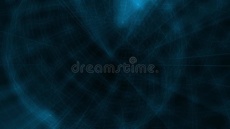 Futuristic blue globe matrix floating in space abstract vector illustration