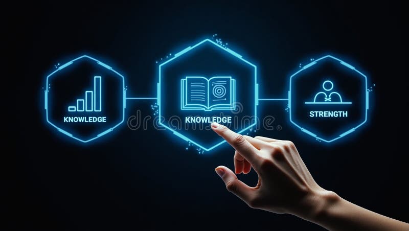 Futuristic cyber networking and artificial intelligence in modern hi tech technology banners vector illustration