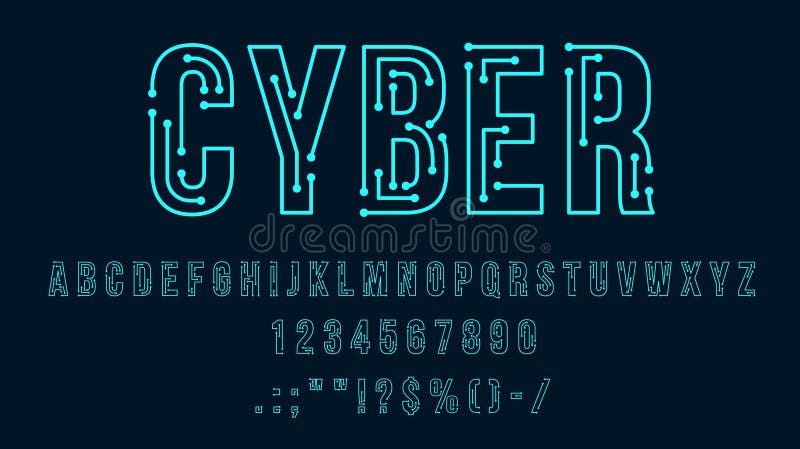 Cyber Font