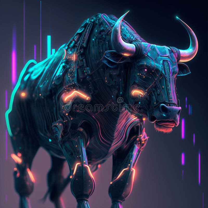 Futuristic Bull Stock Illustrations – 1,755 Futuristic Bull Stock ...