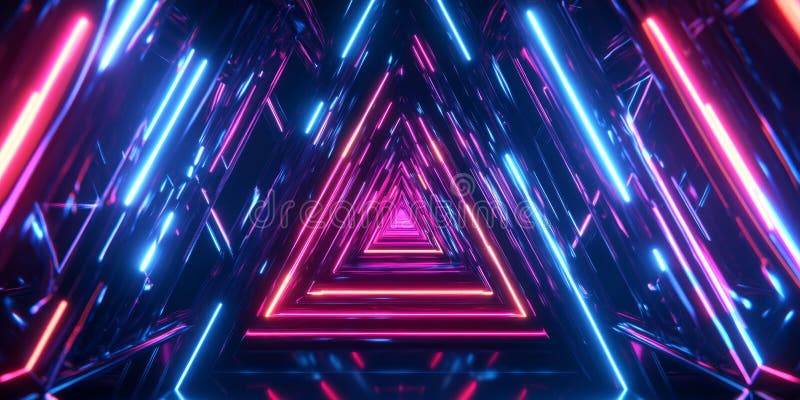 A futuristic 3D background showcasing an intricate geometric structure made of interconnected stock photo