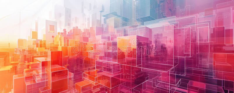 Futuristic 3D serverless architecture where data analysis occurs in real-time no delays vector illustration