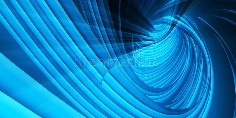 Futuristic Data Network royalty free illustration