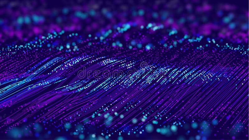 Futuristic data technology background. Futuristic visual network. Blockchain background stock illustration