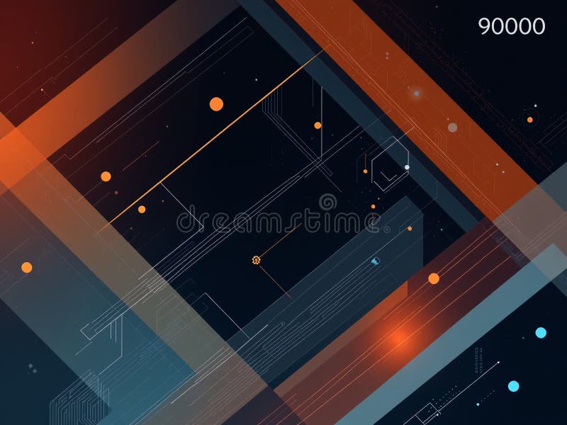 Futuristic Digital Design Concept Exploring Visual Trends for the Year 208620900 stock illustration