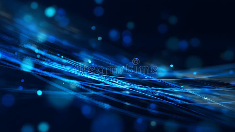 Futuristic digital flow illuminates innovation connecting a global network of technology now stock illustration