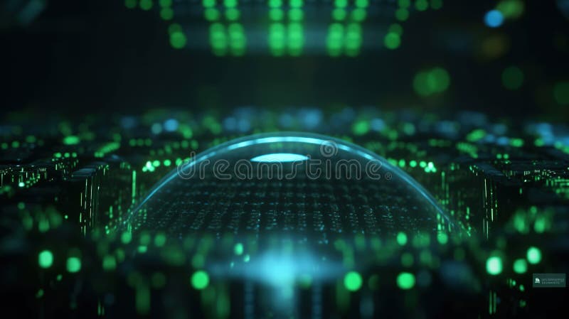 Futuristic Digital Technology Background. Display background. vector illustration