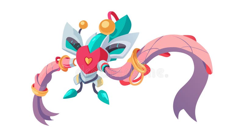 Futuristic Flying Mech Warrior Robot Vector, vector design Generative AI vector illustration