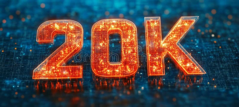 Futuristic Glowing Element with Orange Lighting and Circuitry in Internet Future Illustration vector illustration