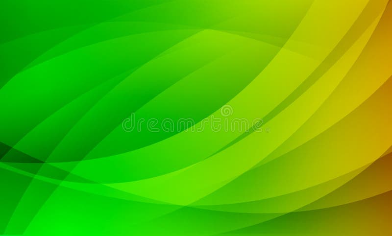 Futuristic Green and Yellow Mixed Gradient Shapes Background Wallpaper  Design Stock Illustration - Illustration of curve, futuristic: 214232189